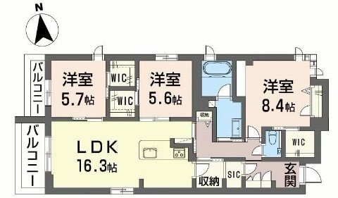 No,117 シャーメゾン夕陽丘 - 画像4